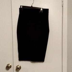 Black pencil skirt